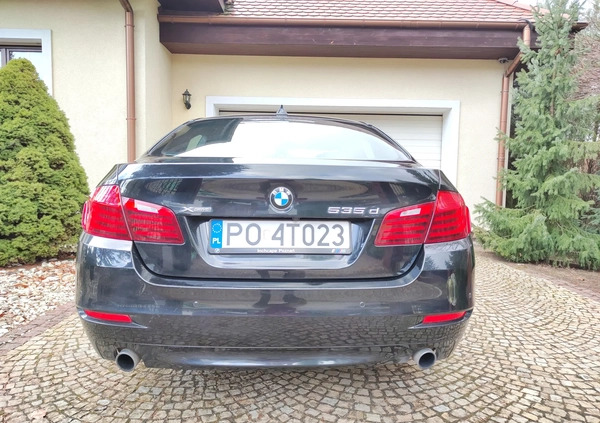 BMW Seria 5 cena 79000 przebieg: 159940, rok produkcji 2015 z Poznań małe 326